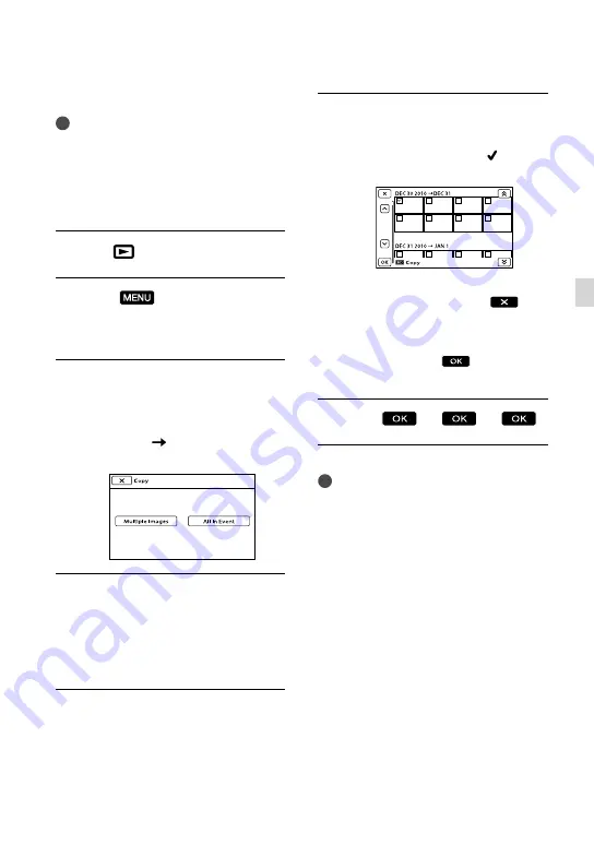 Sony HXR-NX70U Operating Manual Download Page 61