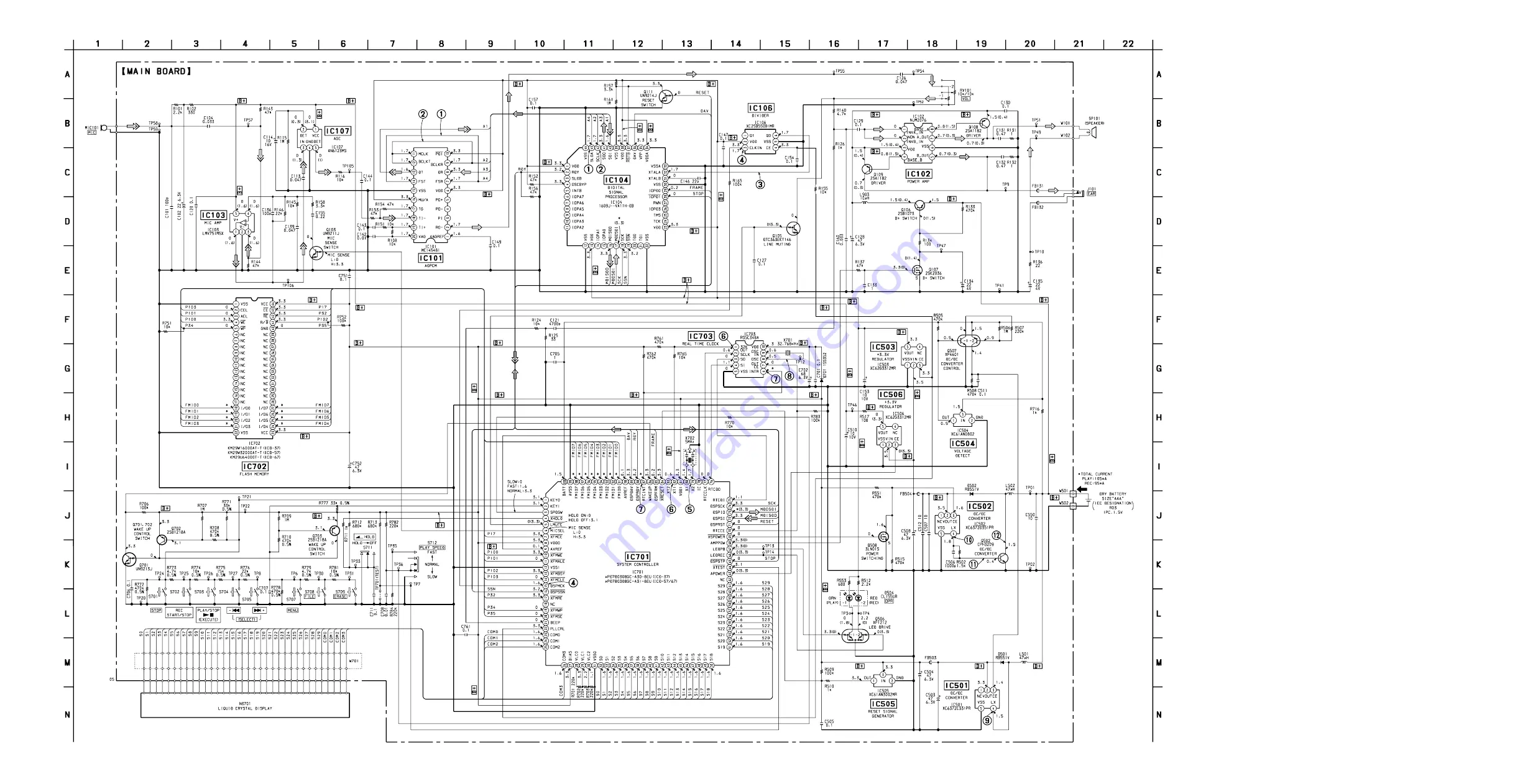 Sony ICD-37 Service Manual Download Page 9