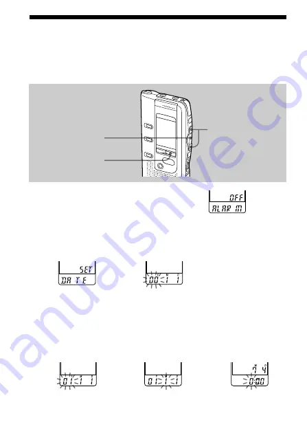 Sony ICD-BP150 - Ic Recorder Operating Instructions Manual Download Page 10