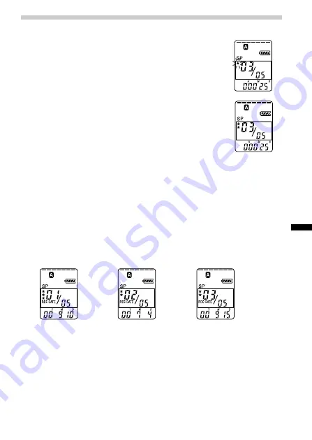 Sony ICD-BP150 - Ic Recorder Operating Instructions Manual Download Page 31