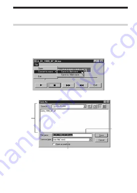 Sony ICD-PCLINK Operating Instructions Manual Download Page 108