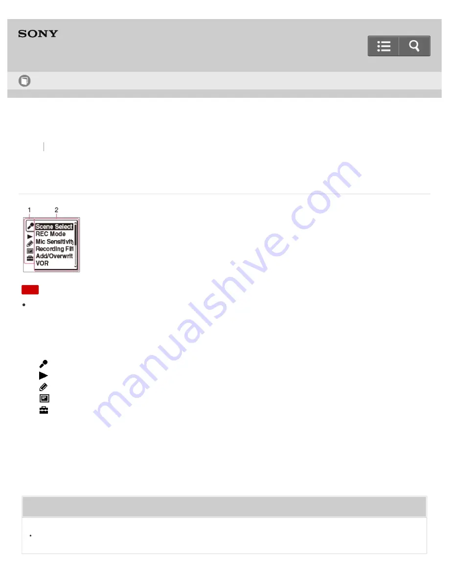 Sony ICD-PX440 Help Manual Download Page 95