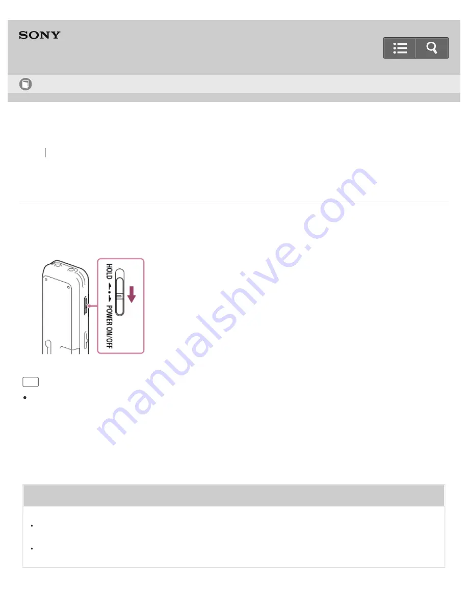 Sony ICD-PX440 Help Manual Download Page 102