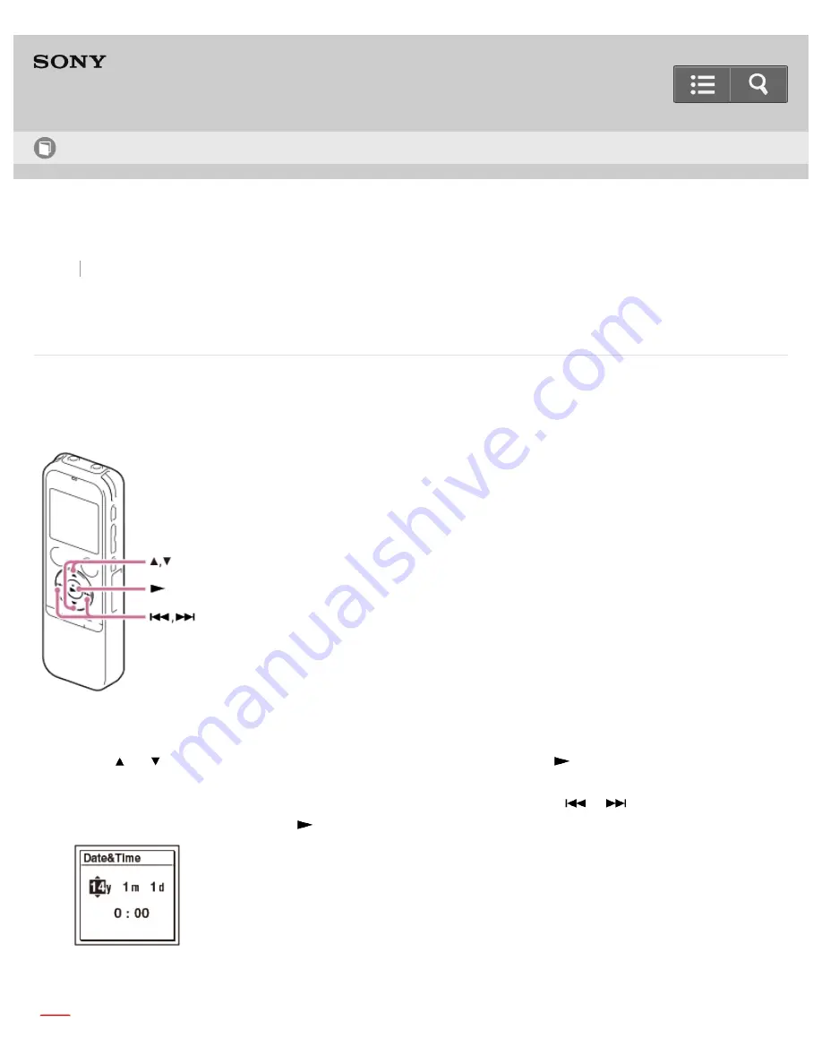 Sony ICD-PX440 Help Manual Download Page 107