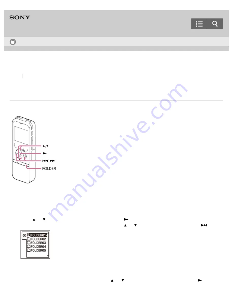 Sony ICD-PX440 Help Manual Download Page 112