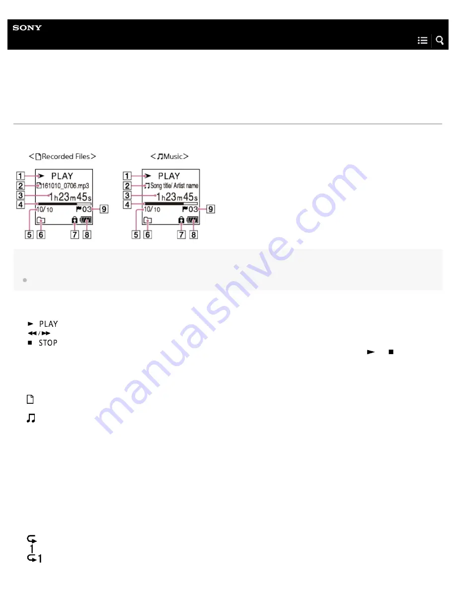 Sony ICD-PX470 Help Manual Download Page 25