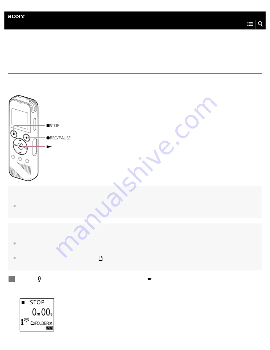 Sony ICD-PX470 Скачать руководство пользователя страница 45