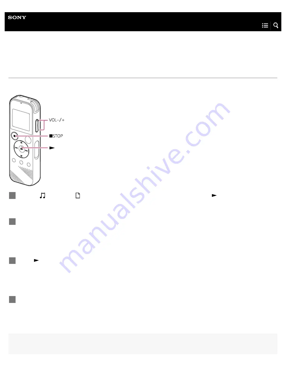 Sony ICD-PX470 Скачать руководство пользователя страница 66