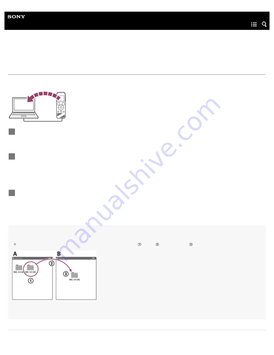 Sony ICD-PX470 Help Manual Download Page 134