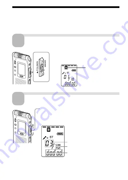 Sony ICD-ST10 - Icd Recorder Скачать руководство пользователя страница 18