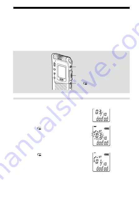 Sony ICD-ST10 - Icd Recorder Скачать руководство пользователя страница 42