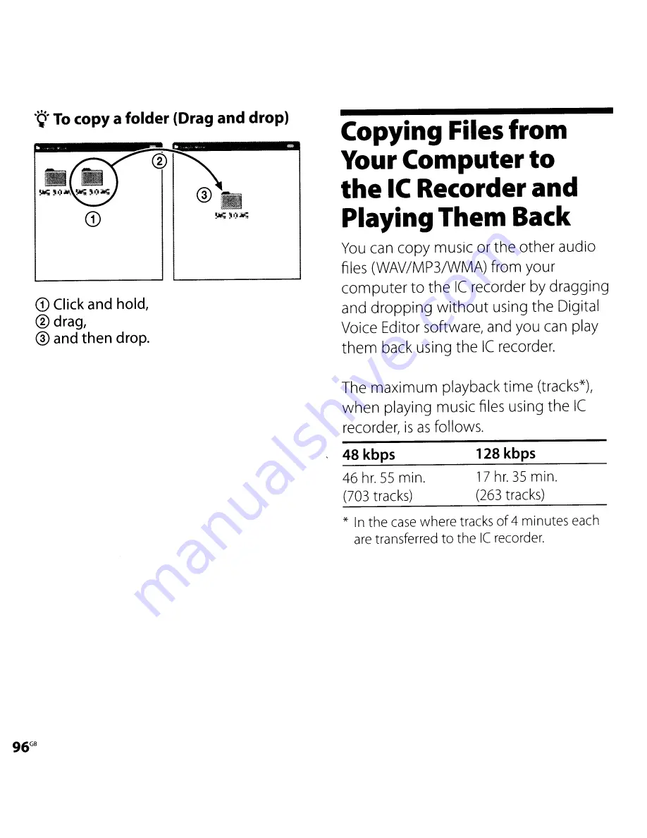 Sony ICD-SX700 Operating Instructions Manual Download Page 96