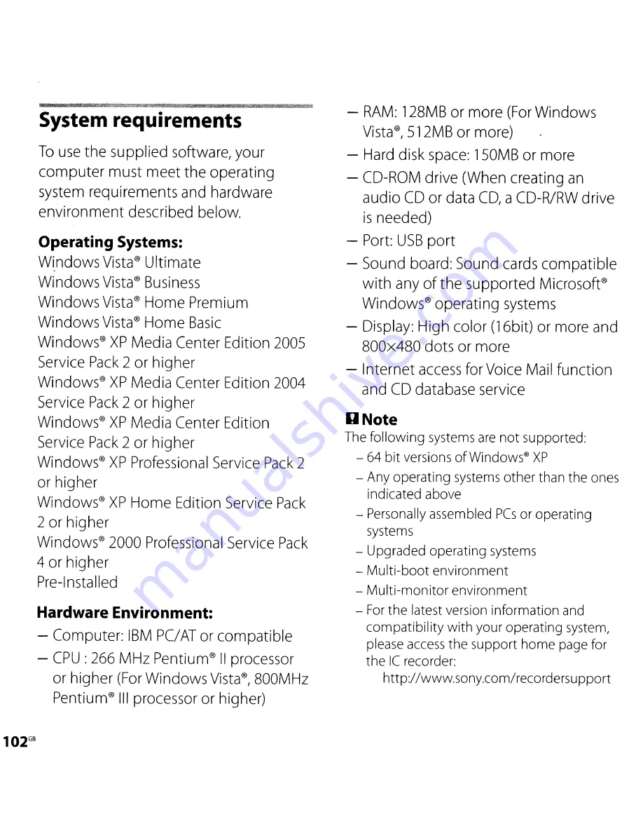 Sony ICD-SX700 Operating Instructions Manual Download Page 102