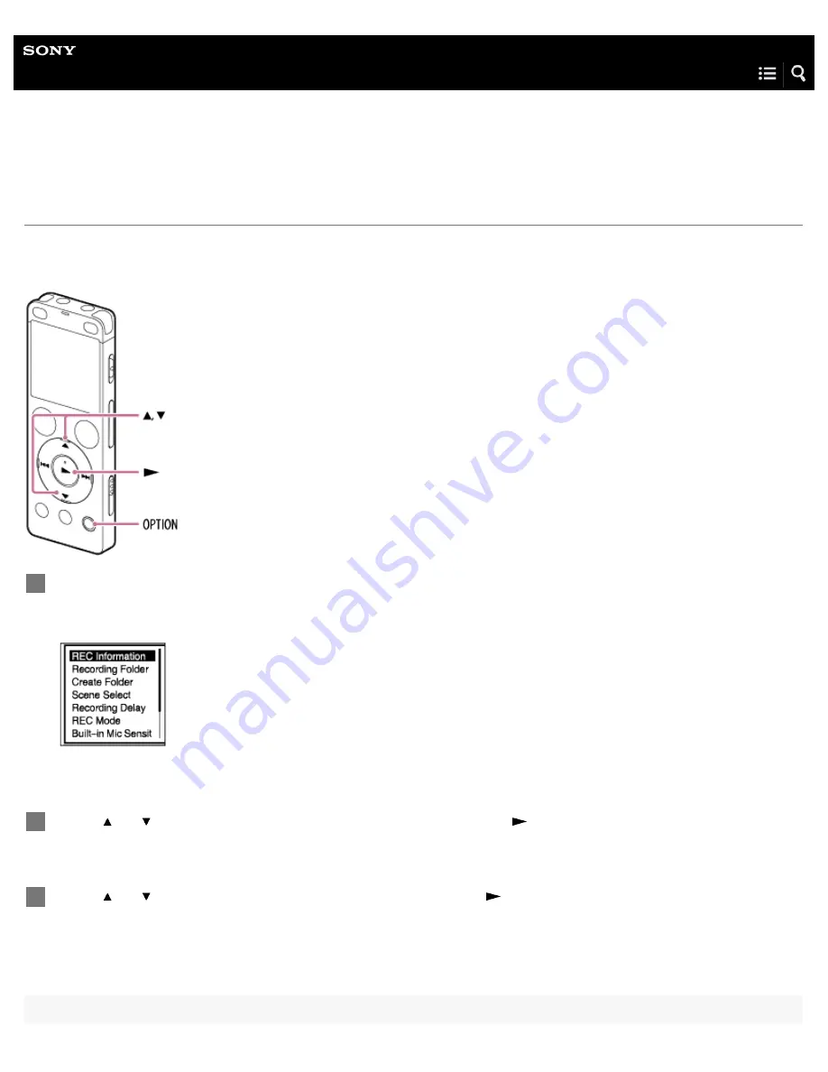 Sony ICD-UX560 Help Manual Download Page 21