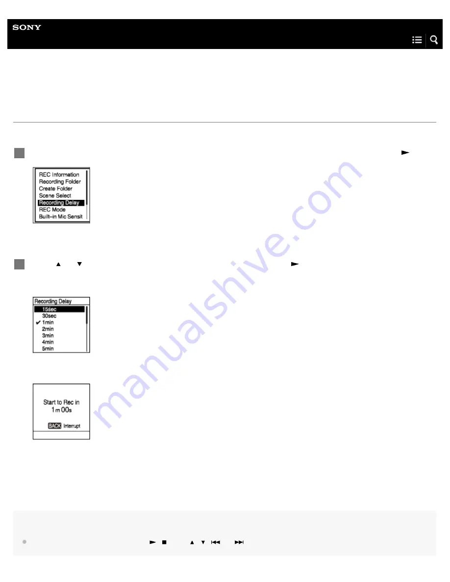 Sony ICD-UX560 Help Manual Download Page 70