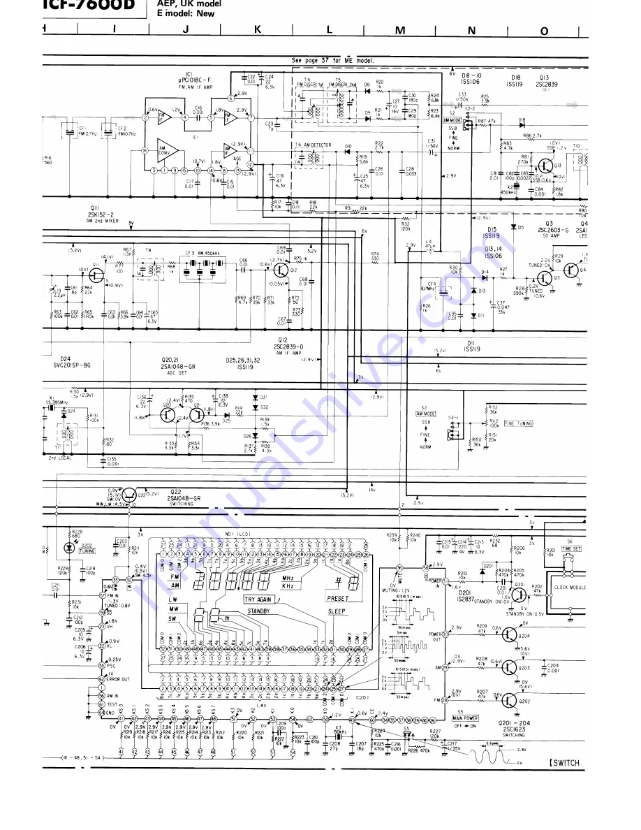 Sony ICF-7600D Скачать руководство пользователя страница 34