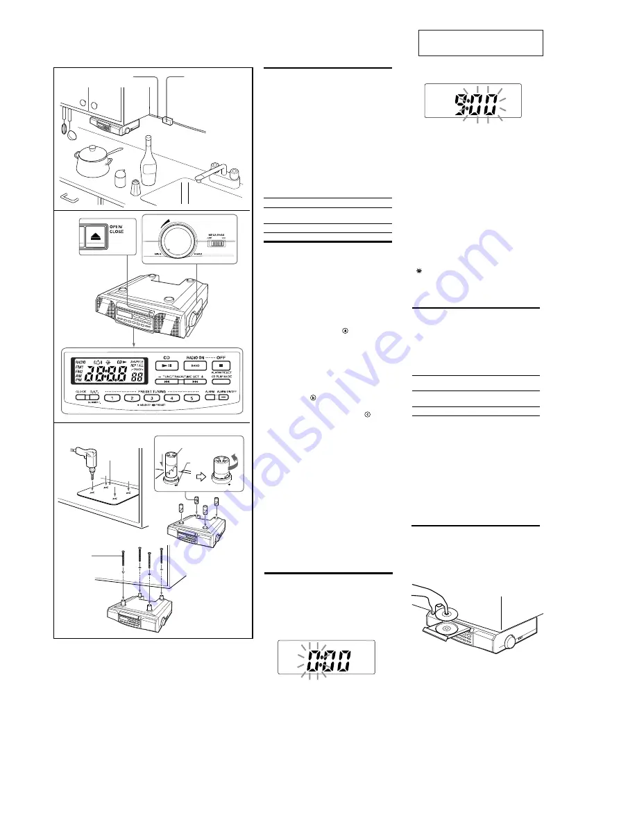 Sony ICF-CD513 - CD Clock Radio Service Manual Download Page 4