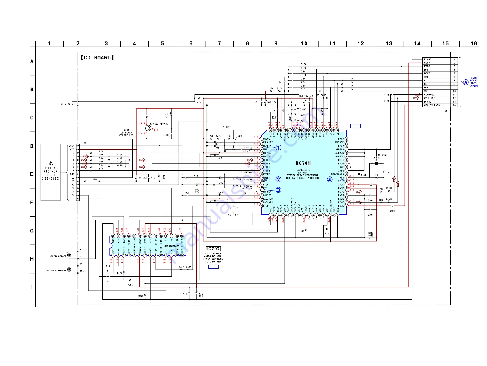 Sony ICF-CD837 Service Manual Download Page 21