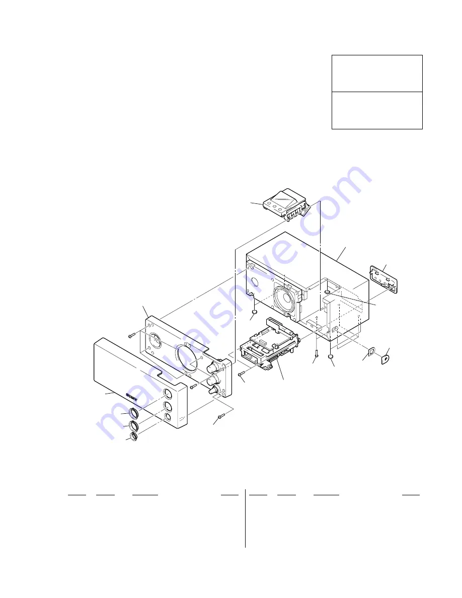 Sony ICF-M1000 Service Manual Download Page 17