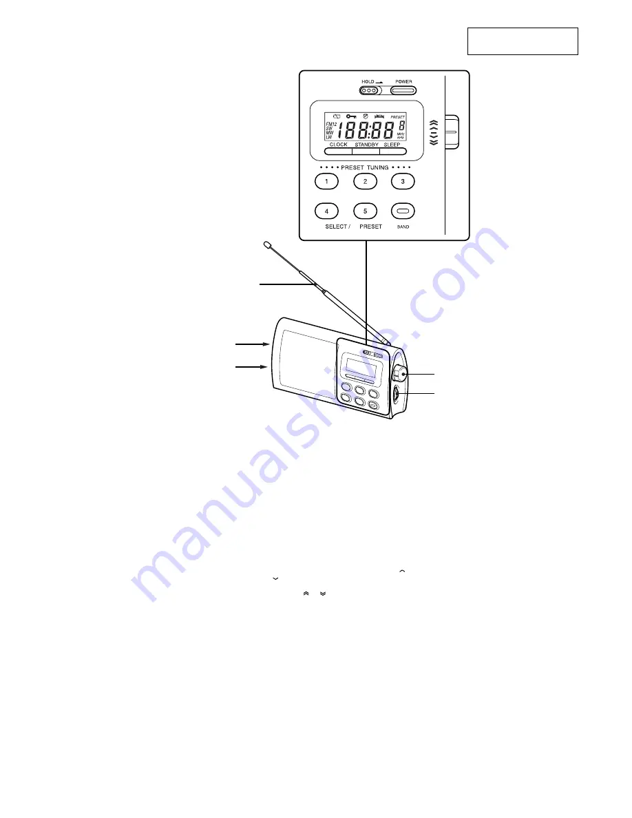 Sony ICF-M410L Скачать руководство пользователя страница 3