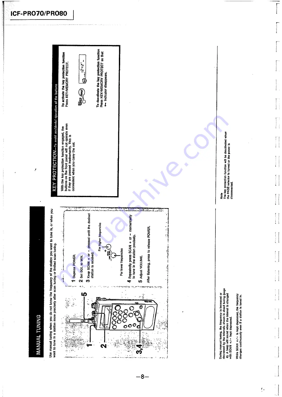 Sony ICF-PRO70 Service Manual Download Page 8