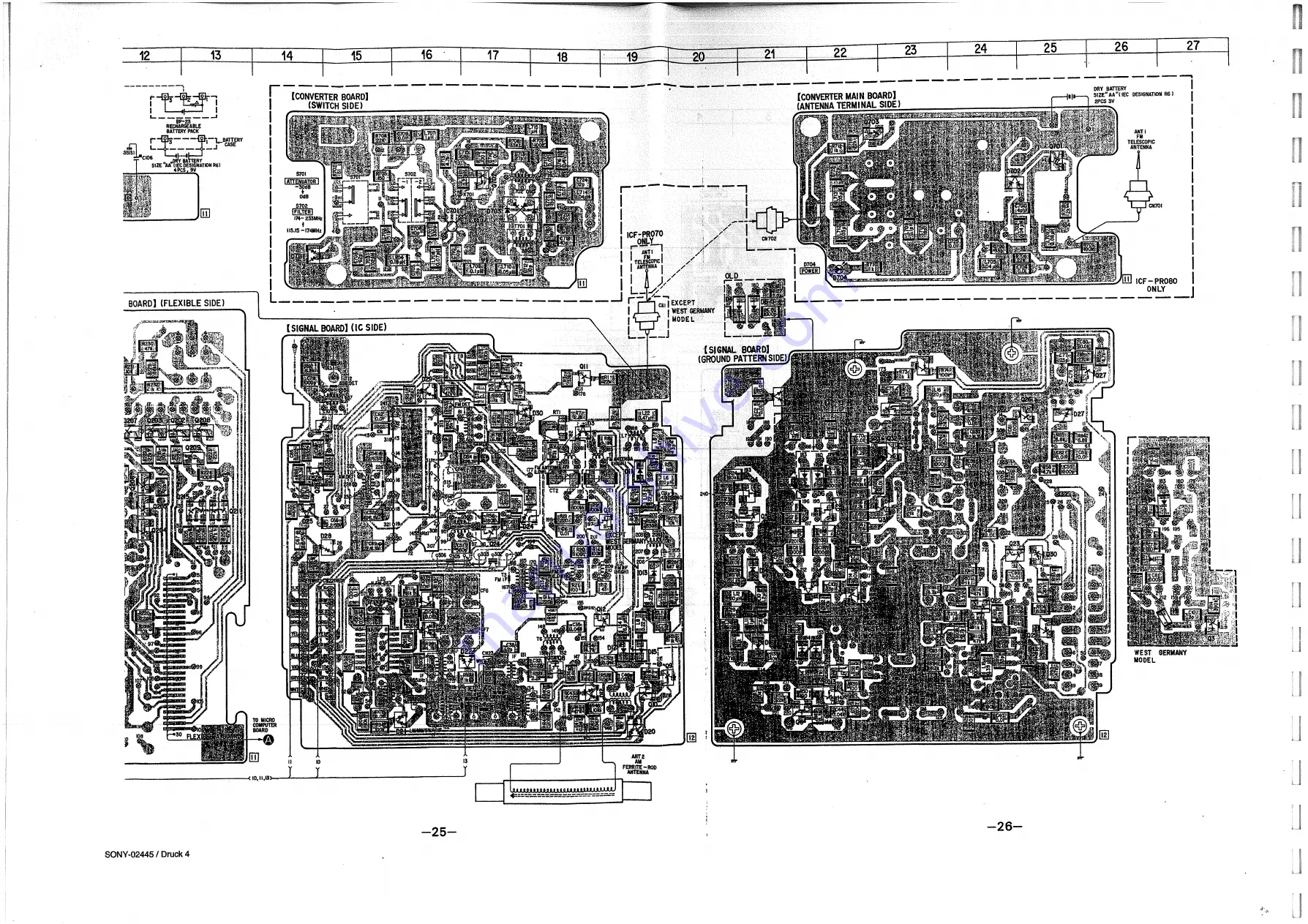 Sony ICF-PRO70 Service Manual Download Page 24