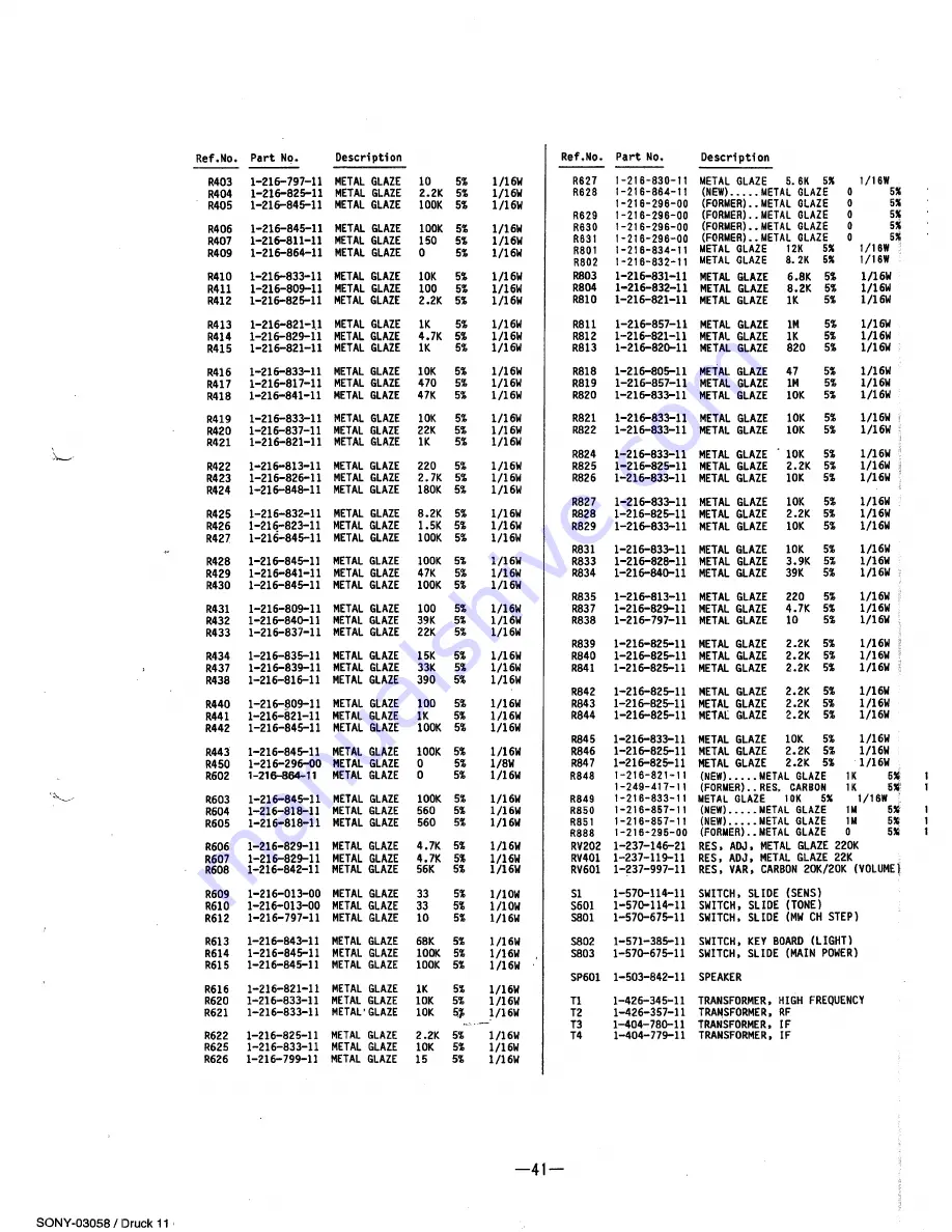 Sony ICF-SW1 Скачать руководство пользователя страница 44