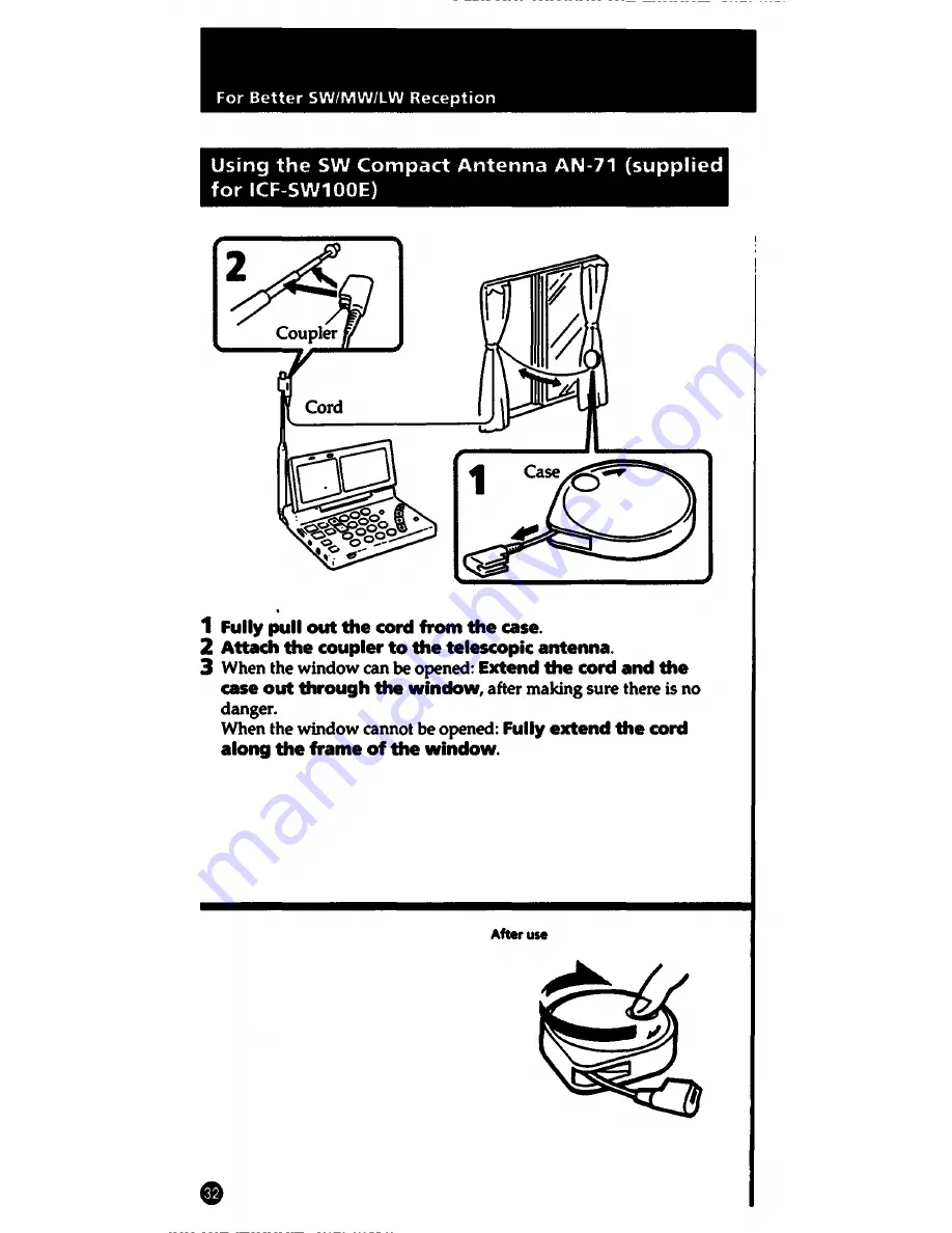 Sony ICF-SW1005 Скачать руководство пользователя страница 32