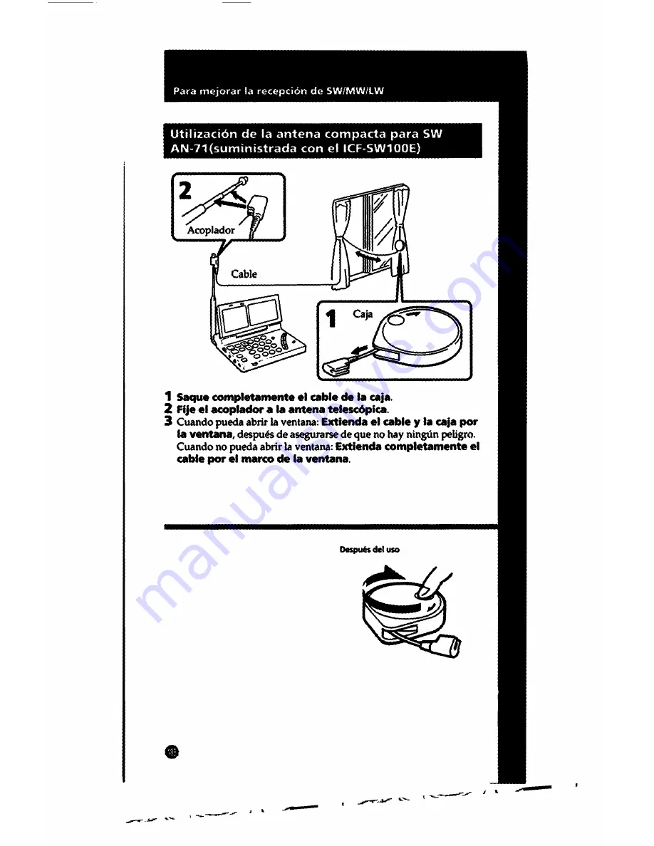 Sony ICF-SW1005 Скачать руководство пользователя страница 108