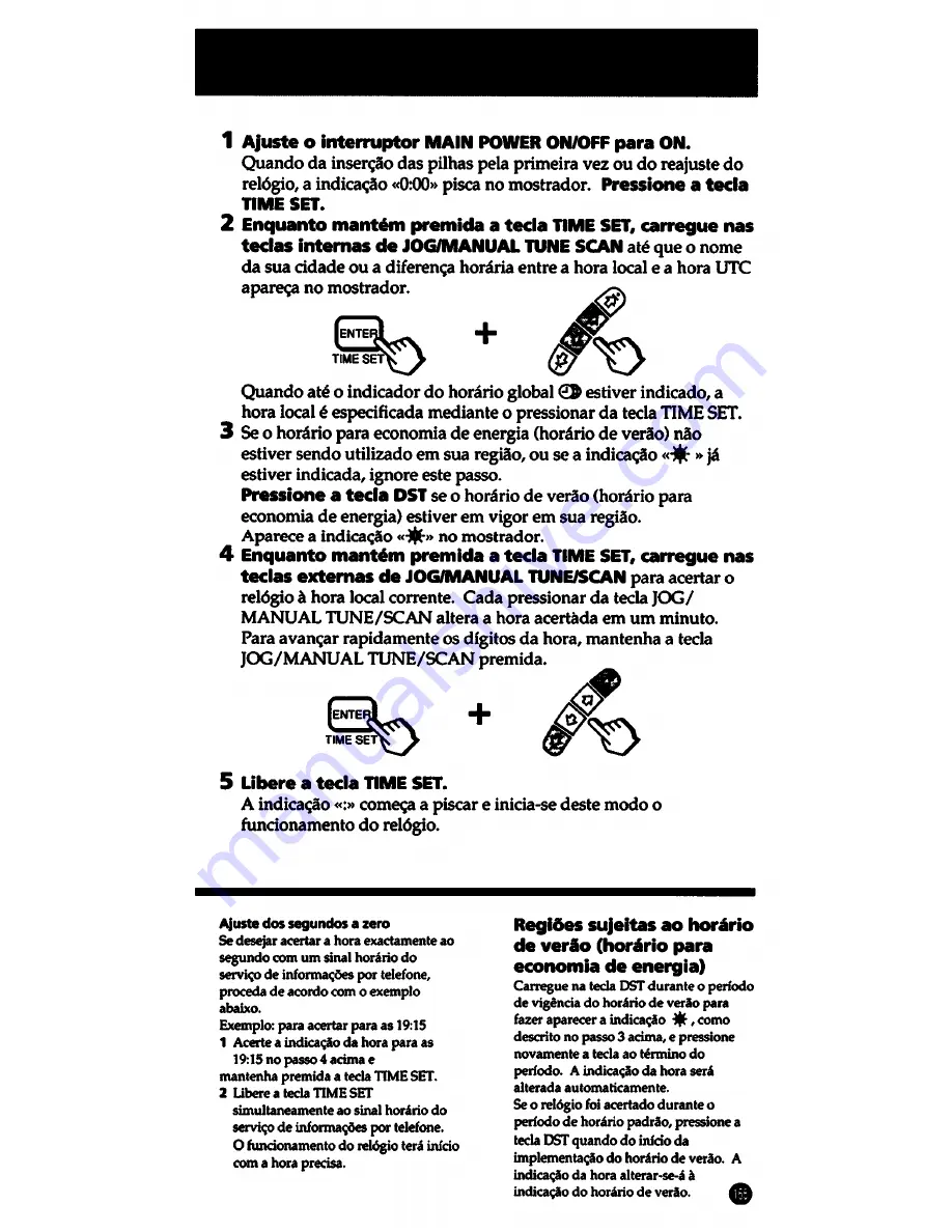 Sony ICF-SW1005 Operating Lnstructions Download Page 165