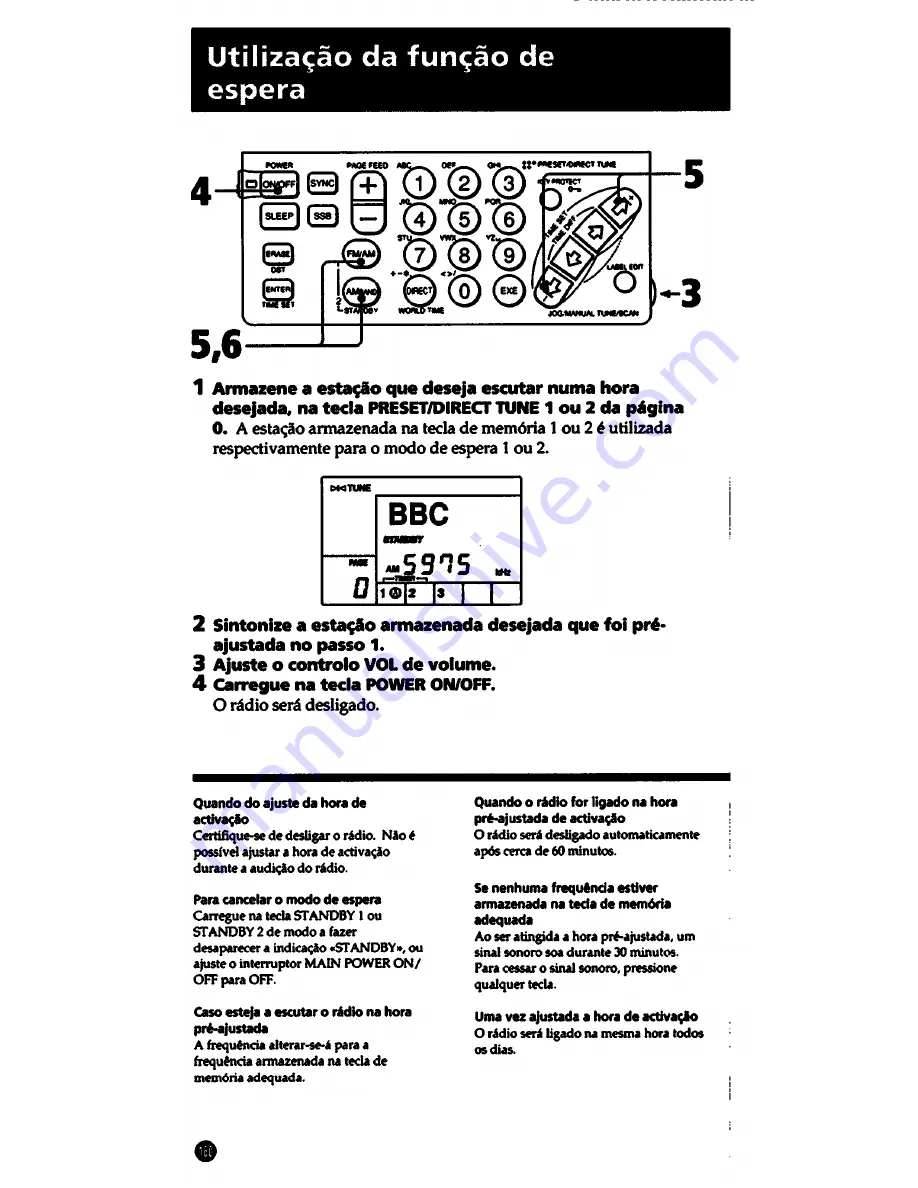 Sony ICF-SW1005 Operating Lnstructions Download Page 180