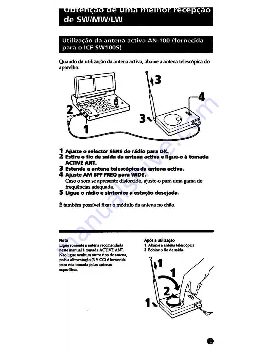 Sony ICF-SW1005 Скачать руководство пользователя страница 183