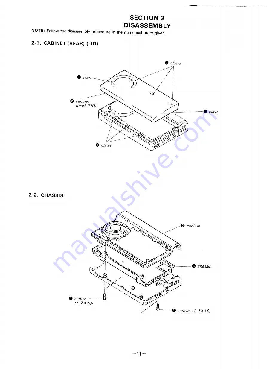 Sony ICF-SW100E Скачать руководство пользователя страница 11