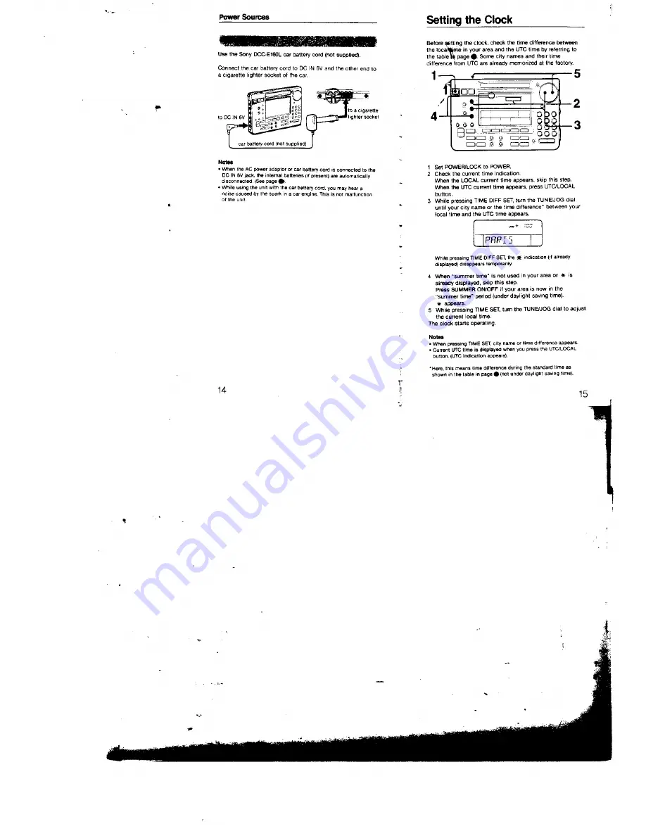 Sony ICF-SW55 Скачать руководство пользователя страница 5