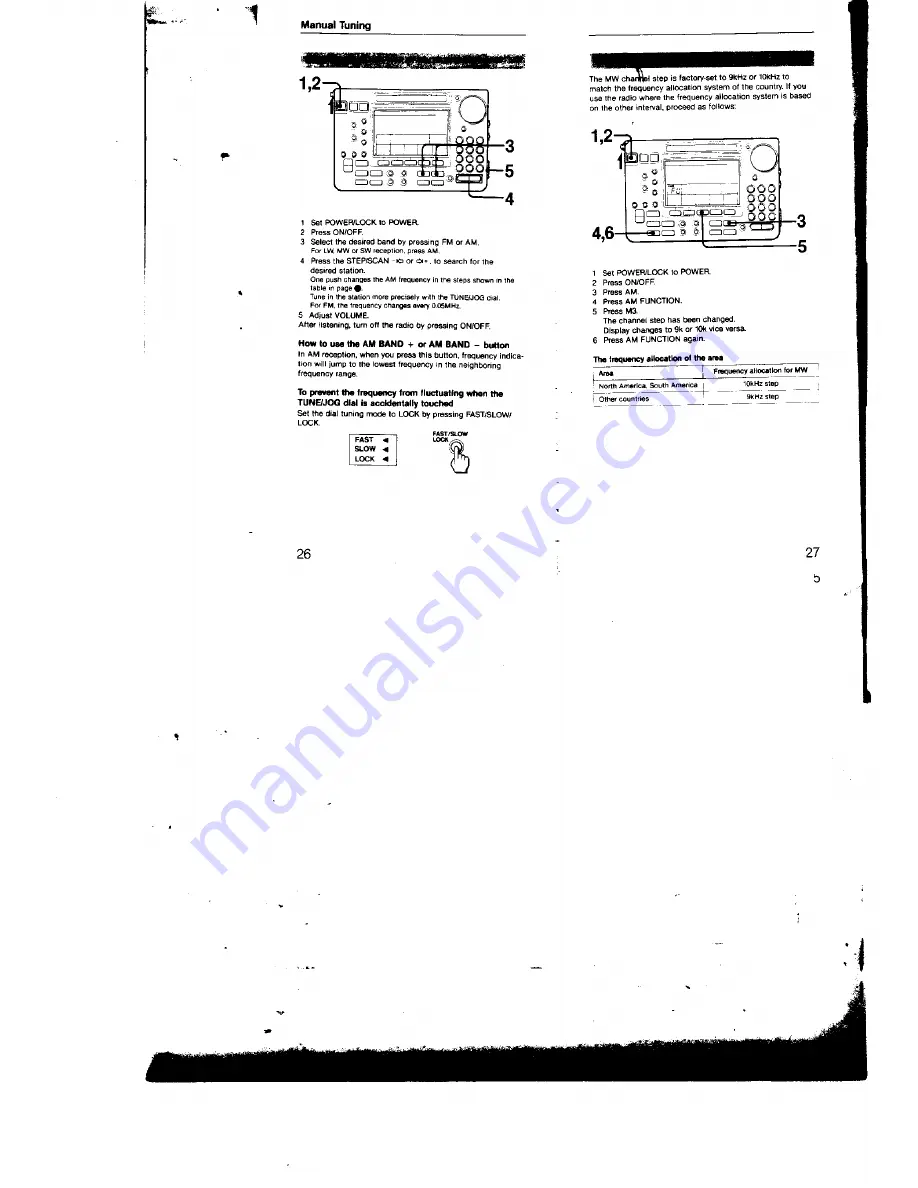 Sony ICF-SW55 Скачать руководство пользователя страница 11