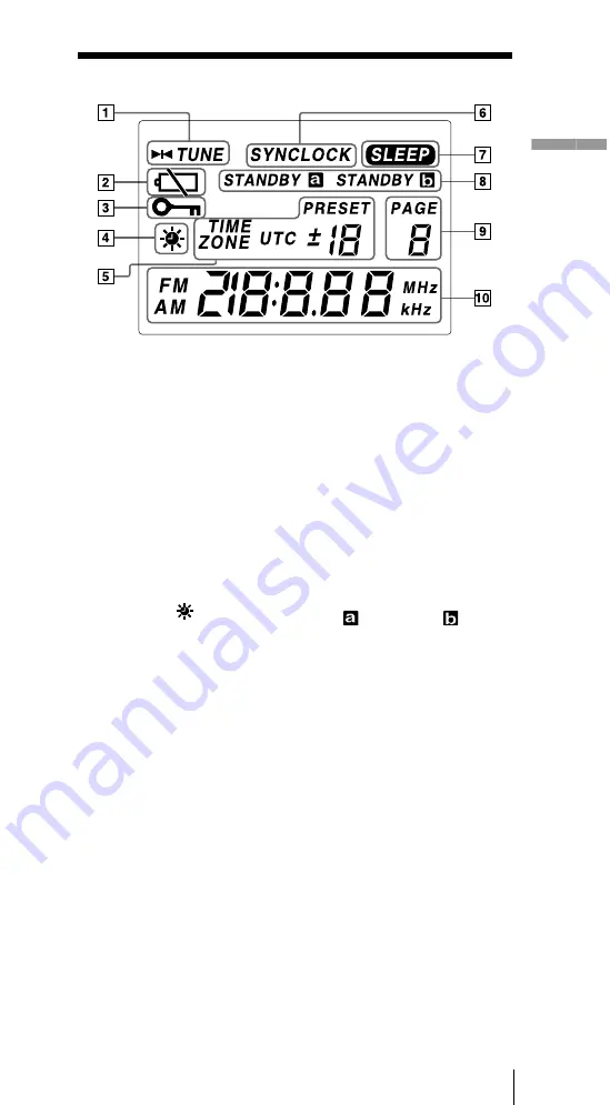 Sony ICF-SW7600GR - Portable Radio Operating Instructions Manual Download Page 207