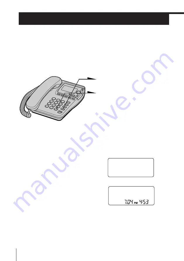 Sony ID Telephone IT-ID70 Operating Instructions Manual Download Page 12