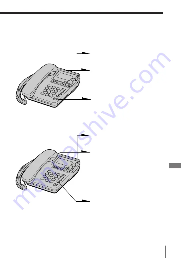 Sony ID Telephone IT-ID70 Operating Instructions Manual Download Page 23