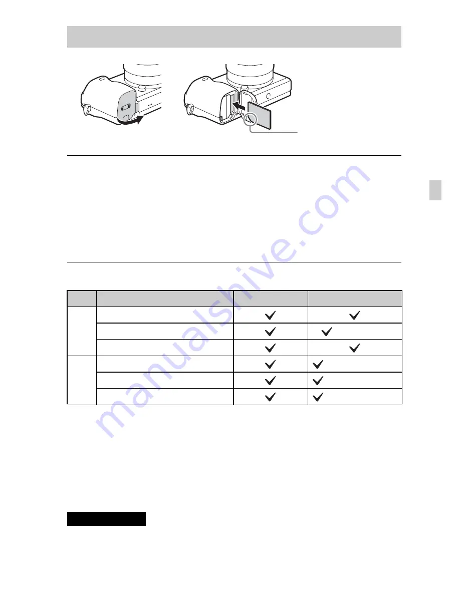 Sony ILCE-6000 Instruction Manual Download Page 19