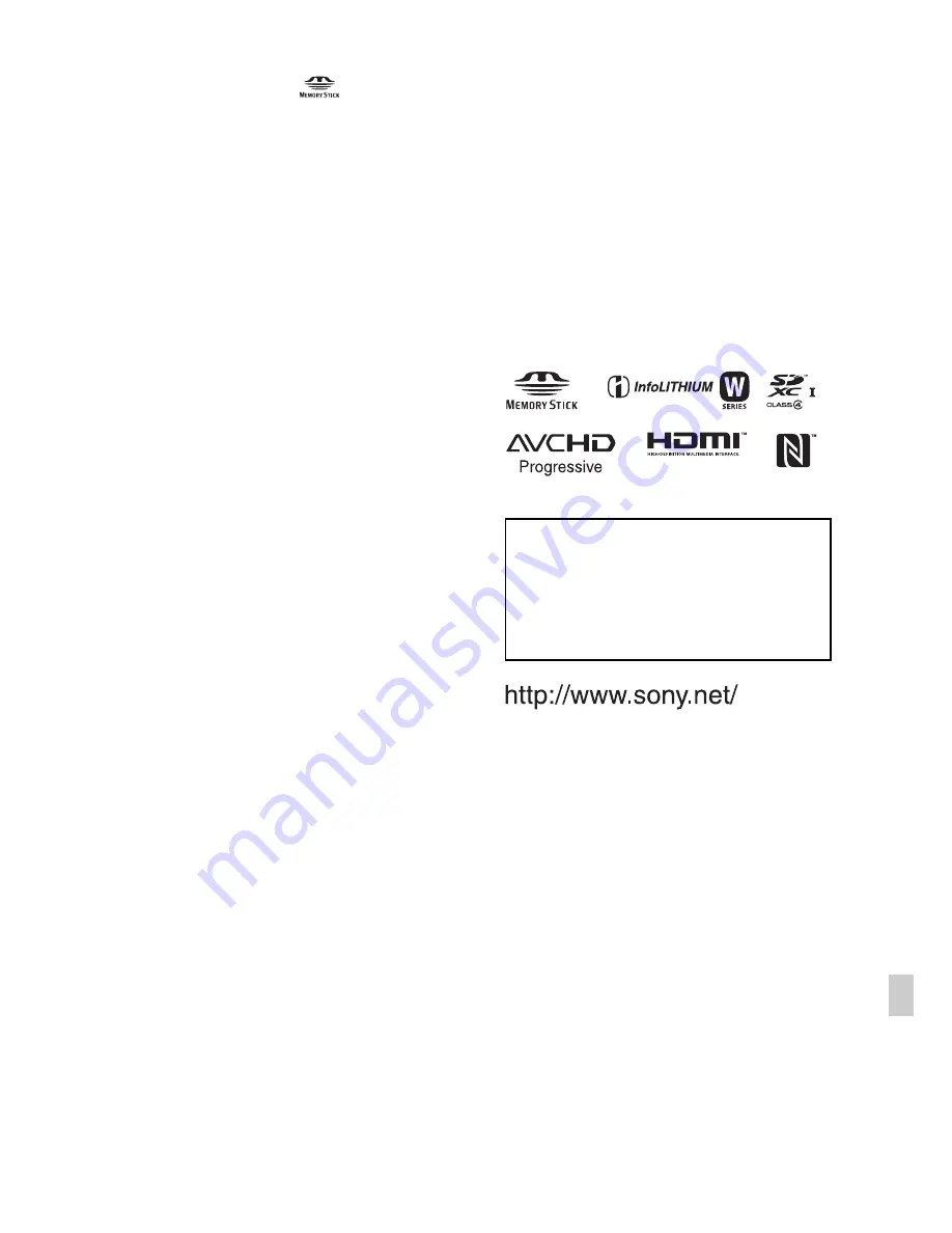 Sony ILCE-6000 Instruction Manual Download Page 483