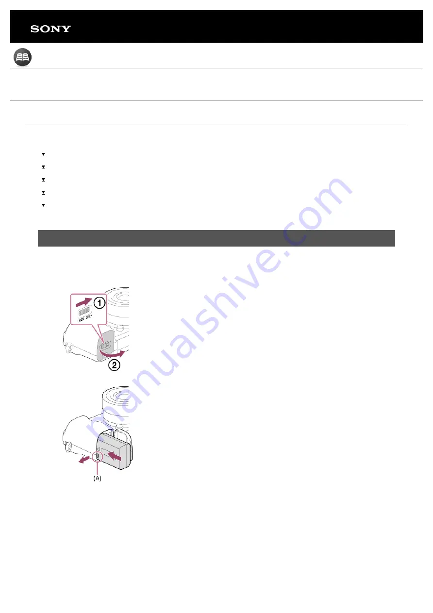 Sony ILCE-6100 Tutorials Manual Download Page 3