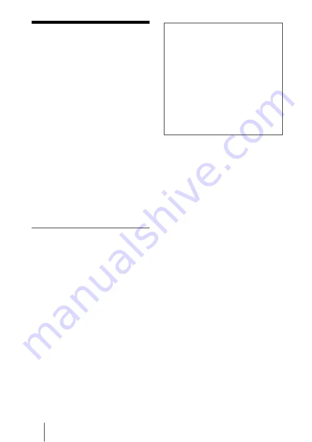 Sony IPELA PCSA-CXA55 Operating Instructions Manual Download Page 34