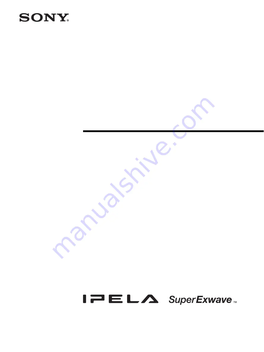 Sony Ipela SNC-CS50N User Manual Download Page 1