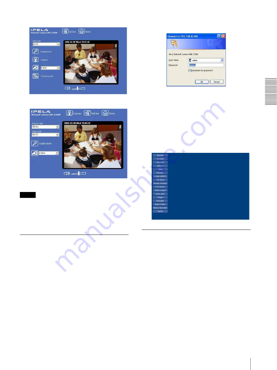 Sony Ipela SNC-CS50N User Manual Download Page 19