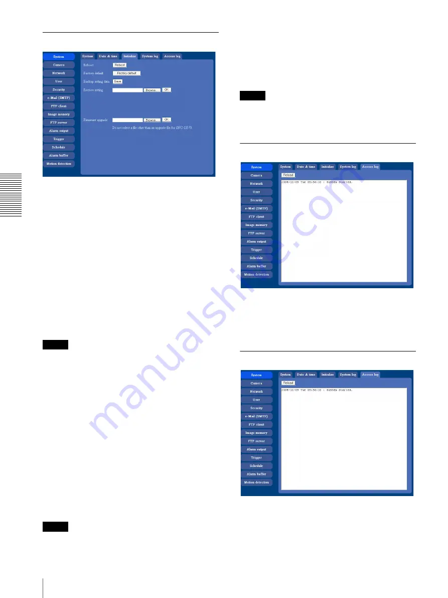 Sony IPELA SNC-DF70N User Manual Download Page 30