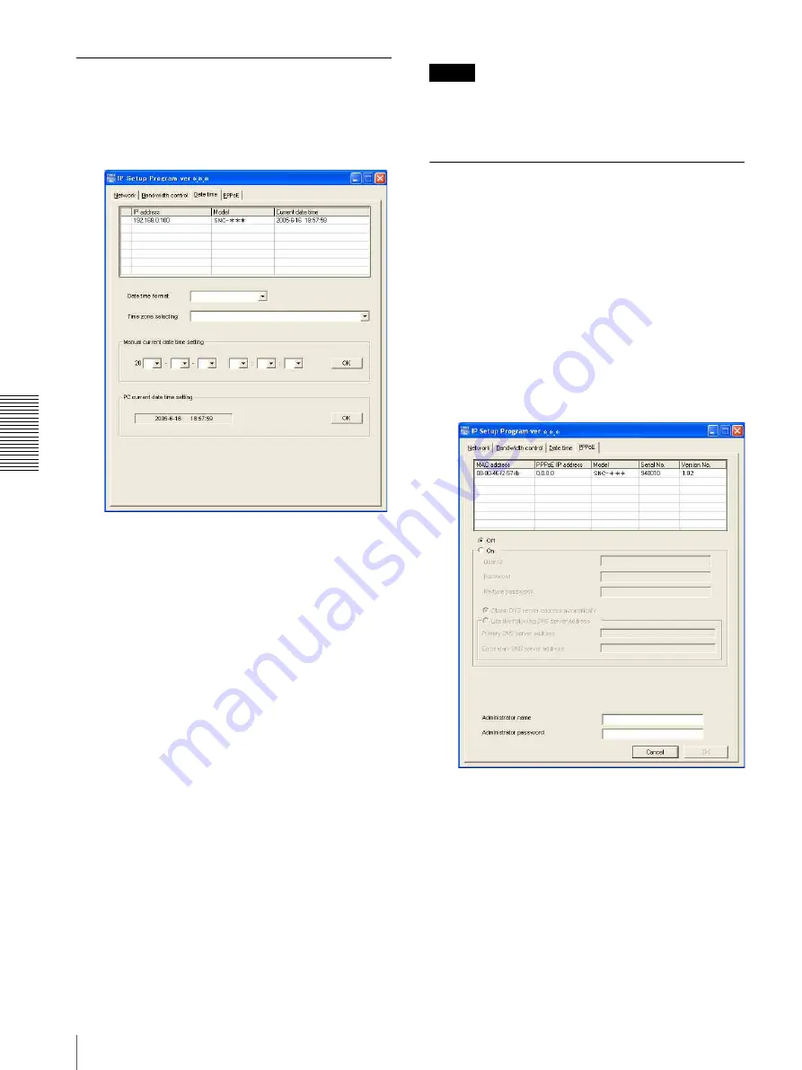 Sony IPELA SNC-DF70N User Manual Download Page 58