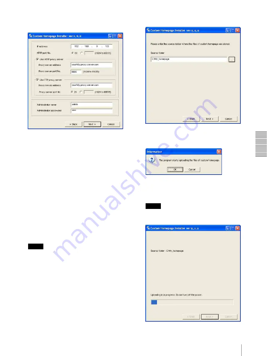 Sony IPELA SNC-DF70N User Manual Download Page 67