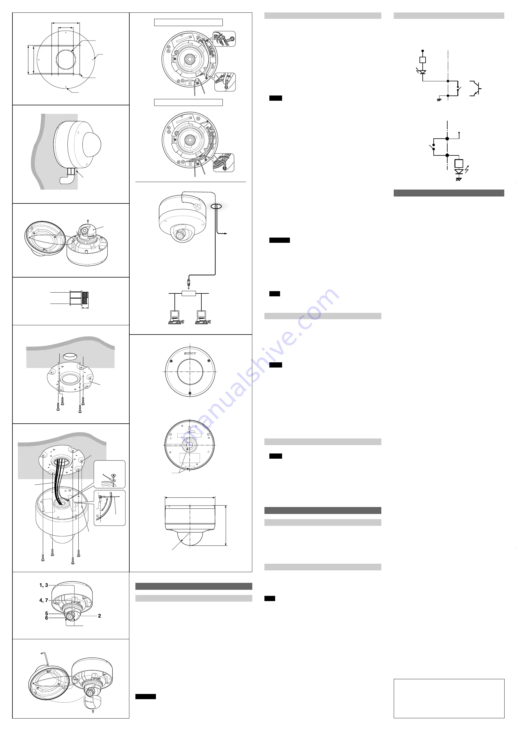 Sony IPELA SNC-DF80P Install Manual Download Page 2