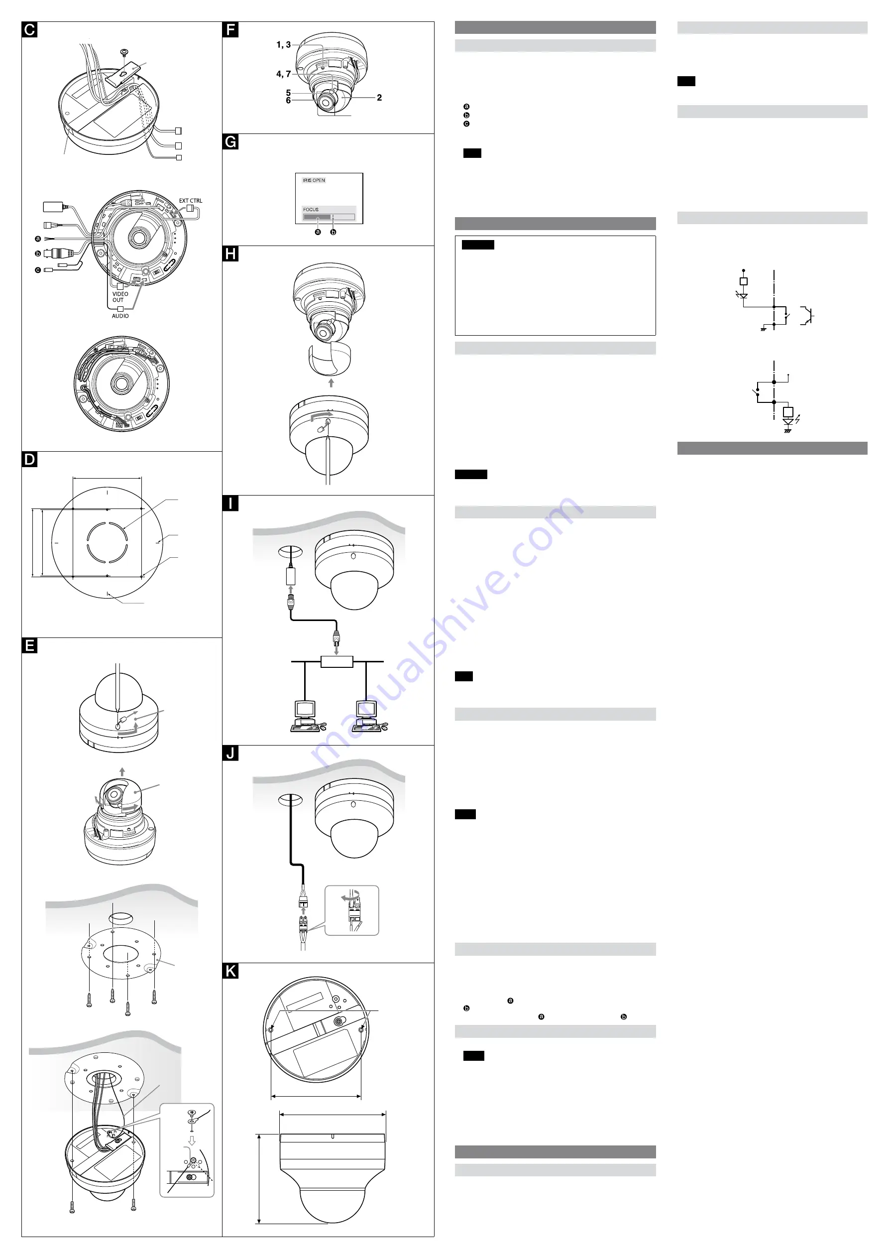 Sony IPELA SNC-DM110 Installation Manual Download Page 2