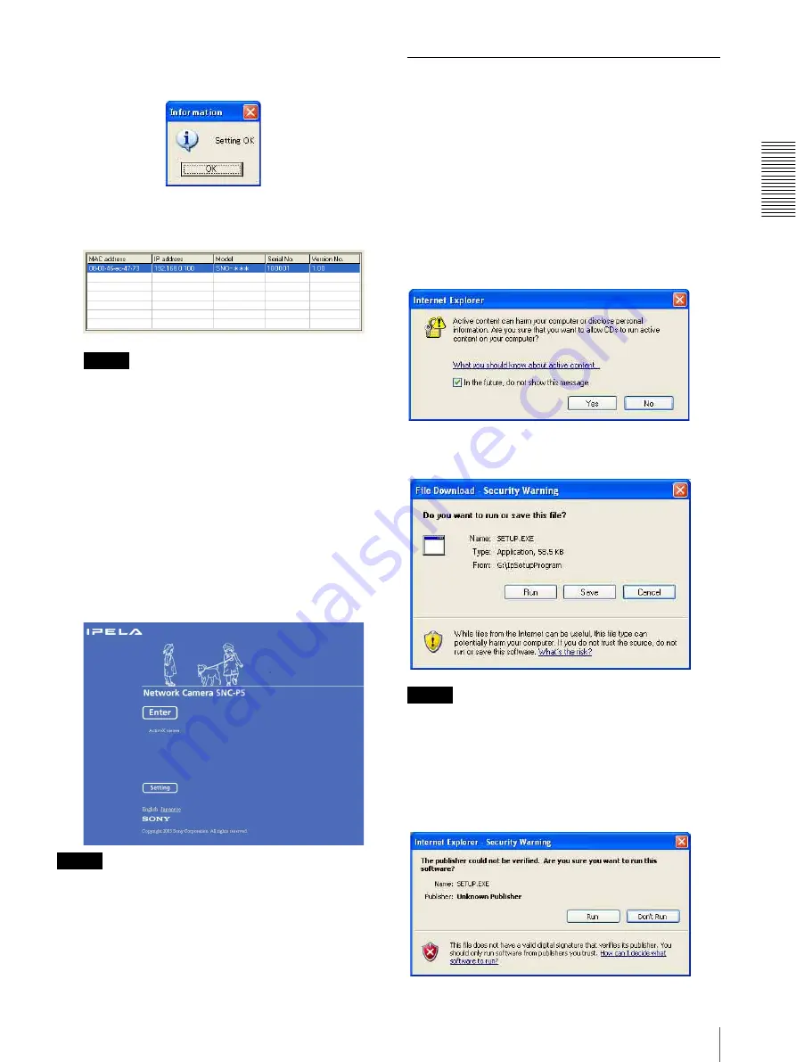 Sony IPELA SNC-P5 User Manual Download Page 9